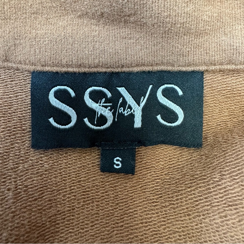 SSYS The Label The Long Sleeve Ellie Top Sweatshirt Polo Small - Picture 11 of 12
